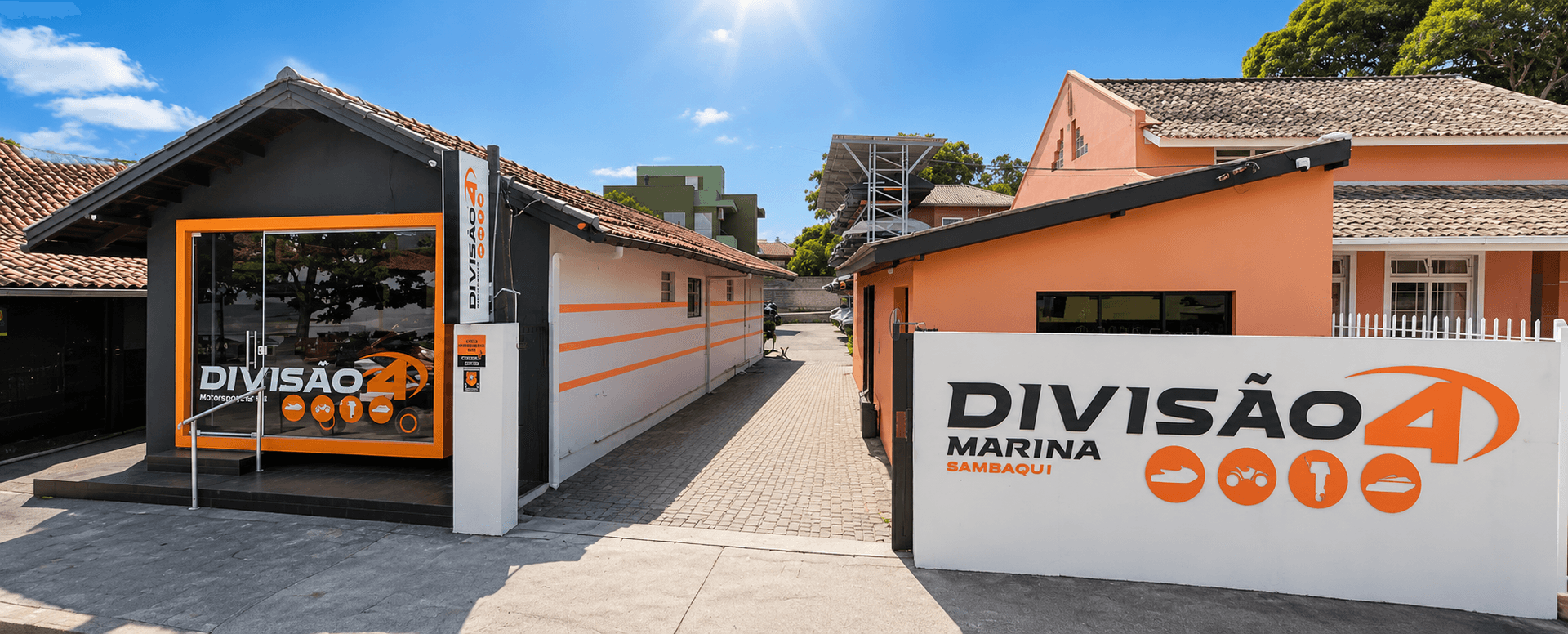 Fachada da Marina Divisão 4 Sambaqui